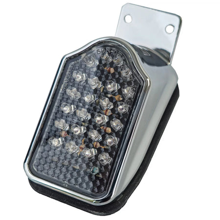 Fanali Posteriori LED Mini Tombstone Cromati Neri per Mini Fanale Posteriore