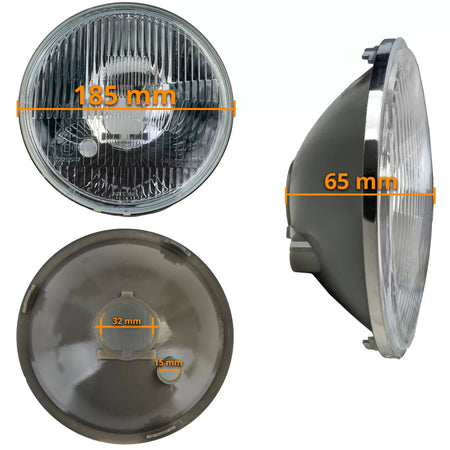 Faro Riflettore Anteriore 7" per Honda Cb 500 93-96