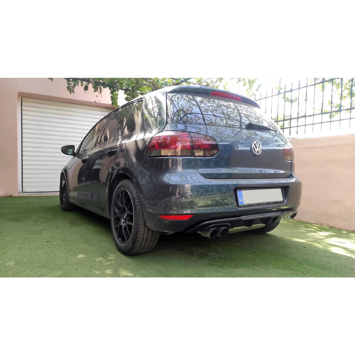 Diffusore Posteriore Versione 2 per Volkswagen Golf Vi 2008-2013