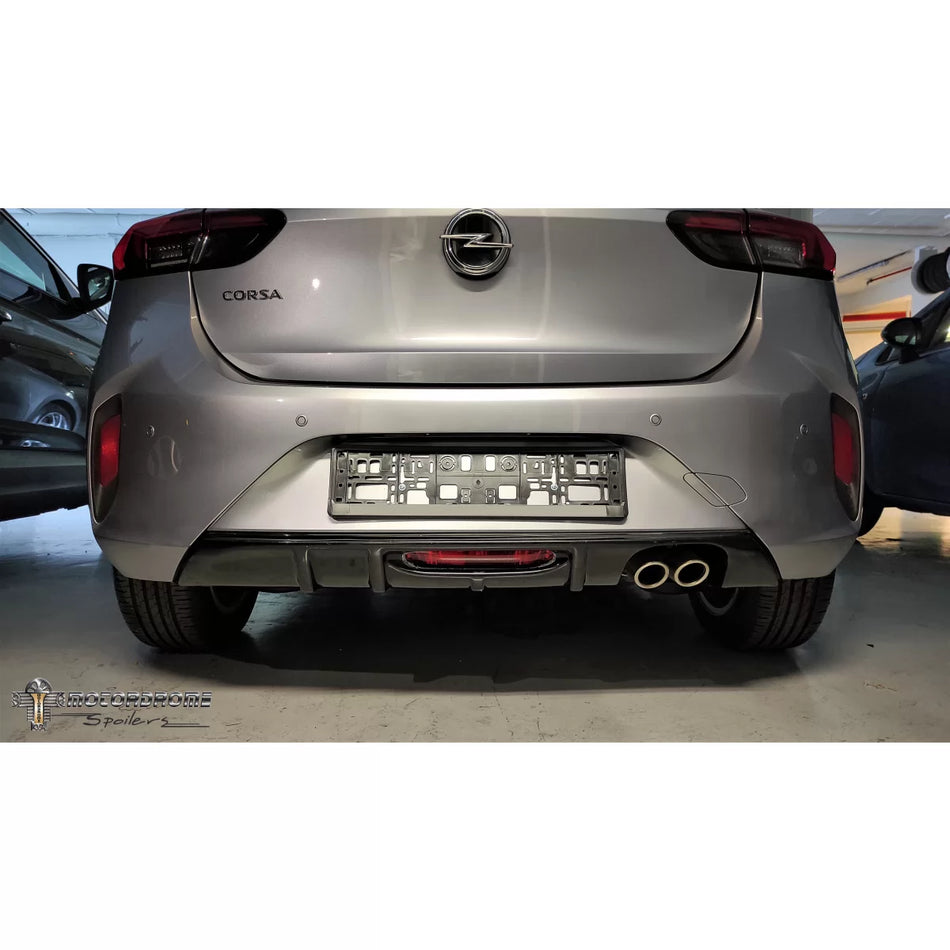 Diffusore Posteriore Gs-line per Opel Corsa F dal 2019