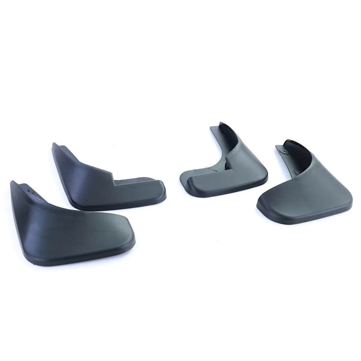 Set Paraspruzzi Anteriore e Posteriore Nero per Peugeot 307 5 Porte 00-09