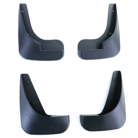 Set Paraspruzzi Anteriore e Posteriore Nero per Peugeot 307 5 Porte 00-09