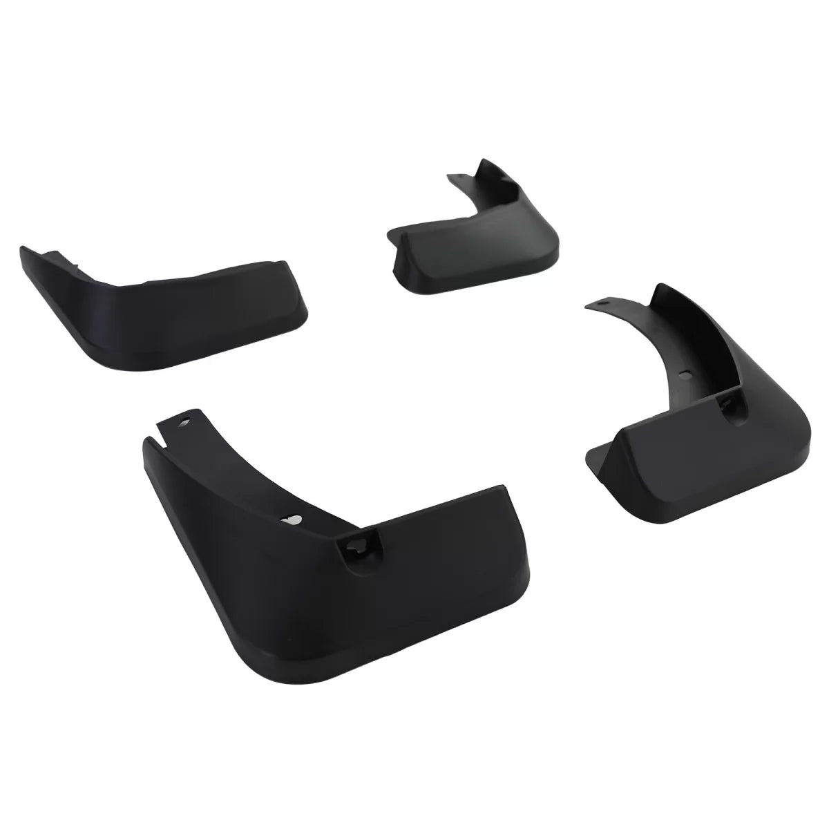 Set Paraspruzzi Anteriore e Posteriore Nero per Volkswagen Golf 7 12-17