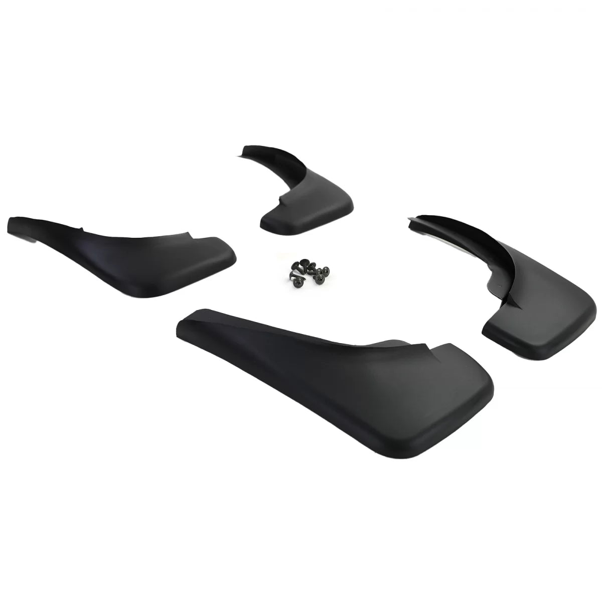 Paraspruzzi Anteriori e Posteriori Neri per Volkswagen Golf 4 97-06 Golf 5 05-09