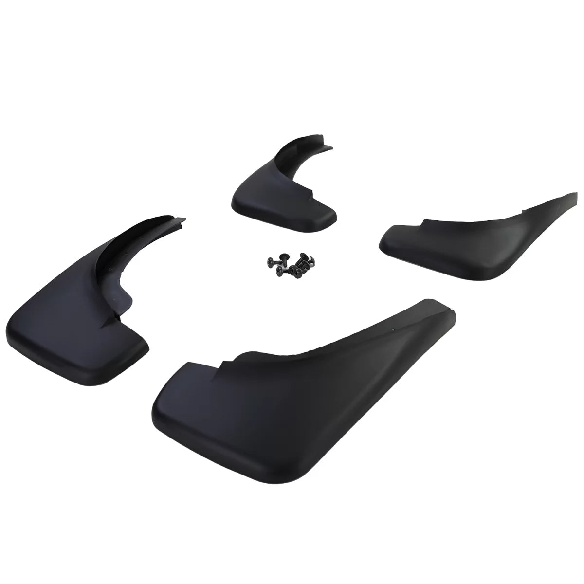 Paraspruzzi Anteriori e Posteriori Neri per Volkswagen Golf 4 97-06 Golf 5 05-09