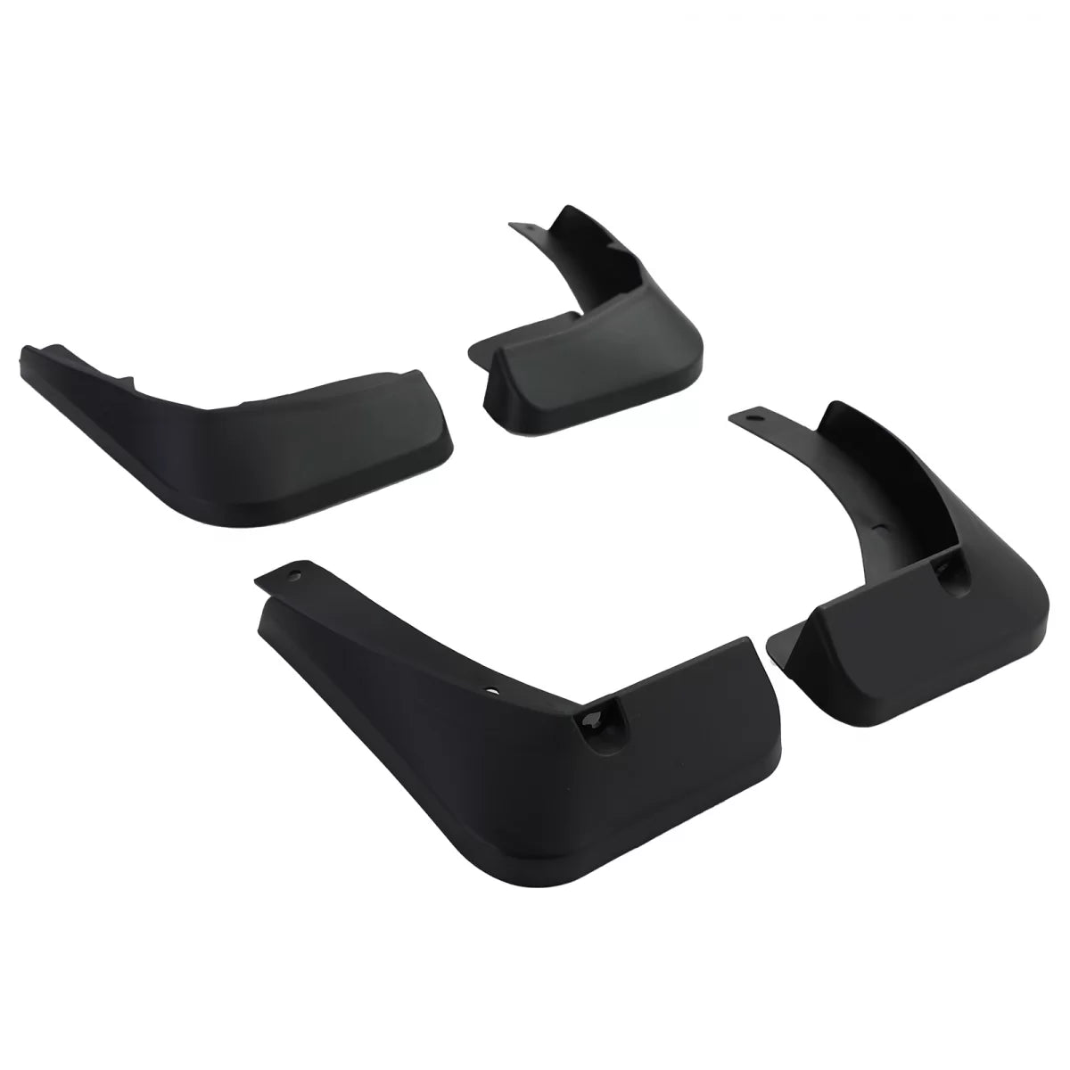 Paraspruzzi Set Anteriore e Posteriore Nero per Volkswagen Golf 7.5 17-19
