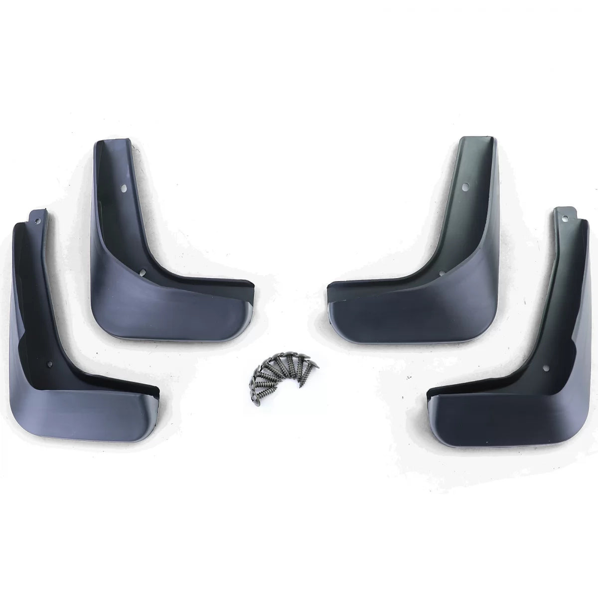 Paraspruzzi Anteriori e Posteriori Neri per Volkswagen Polo 5 6R 09-14