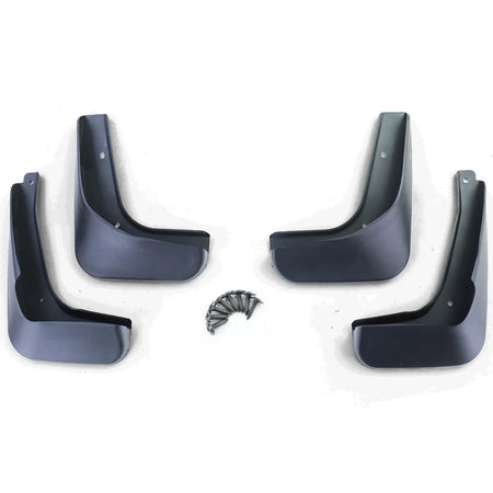 Paraspruzzi Anteriori e Posteriori Neri per Volkswagen Polo 5 6R 09-14