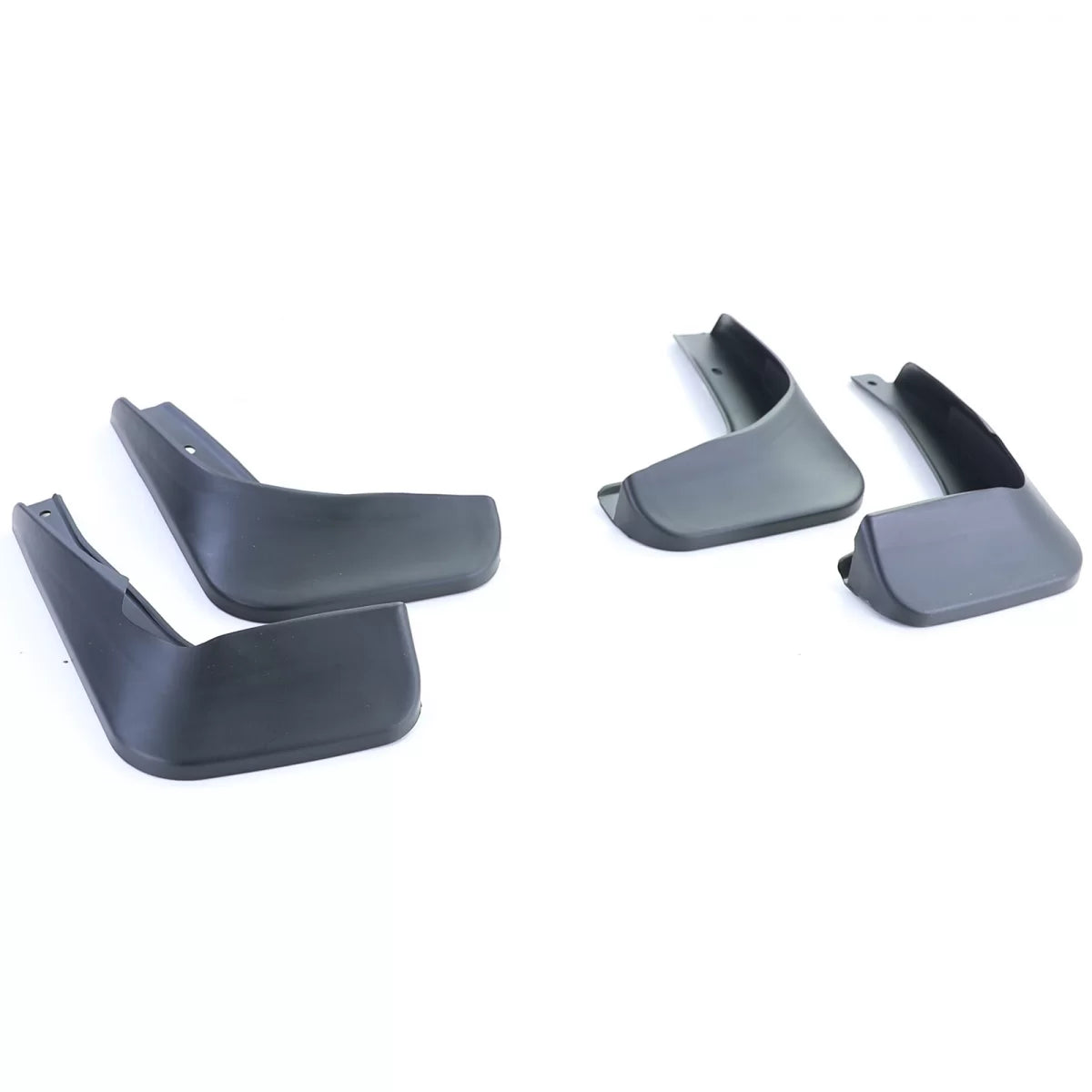 Paraspruzzi Anteriori e Posteriori Neri per Volkswagen Polo 5 6R 09-14