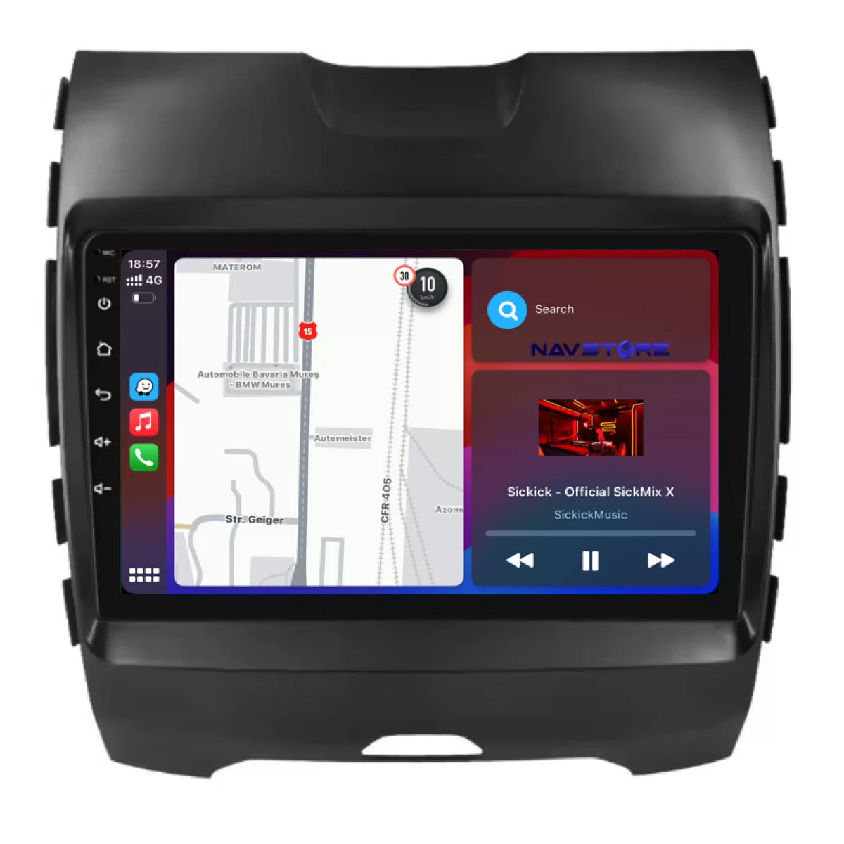 Navigatore 9 Pollici 1Gb Ram 32Gb Storage Carplay per Ford Edge 2015-2021