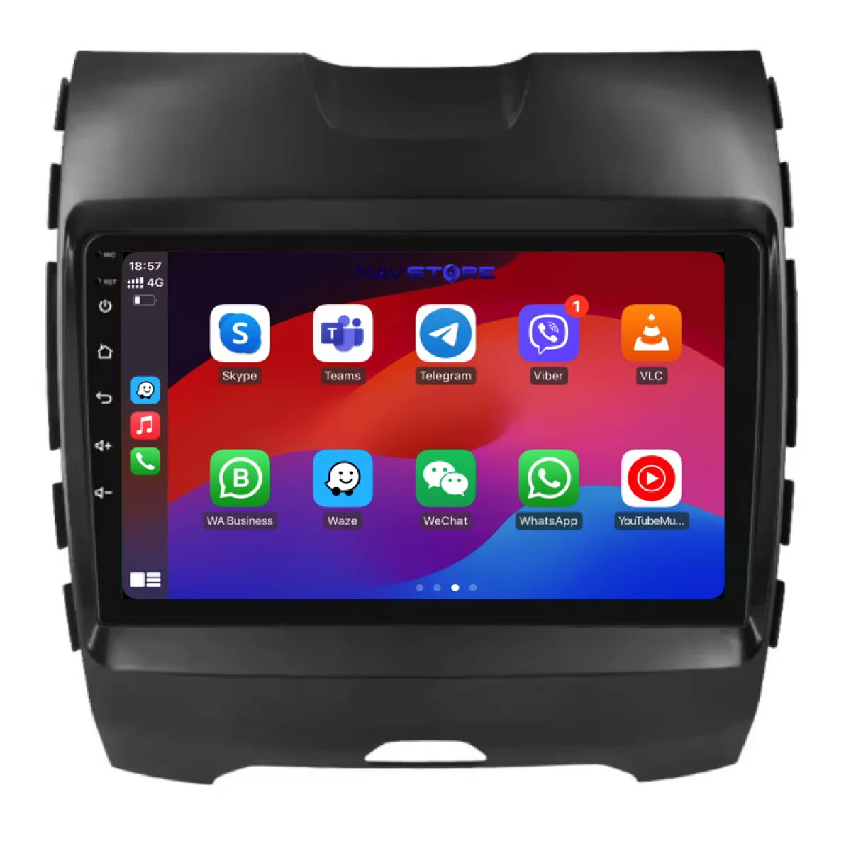Navigatore 9 Pollici 1Gb Ram 32Gb Storage Carplay per Ford Edge 2015-2021
