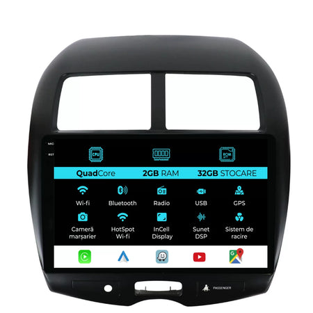 Navigatore 10" 2Gb Ram 32Gb Storage Carplay per Mitsubishi ASX 2010-2016