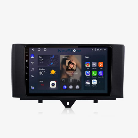 Navigatore 9 Pollici 6Gb Ram 128Gb Bluetooth WiFi per Smart per Two 2010-2015