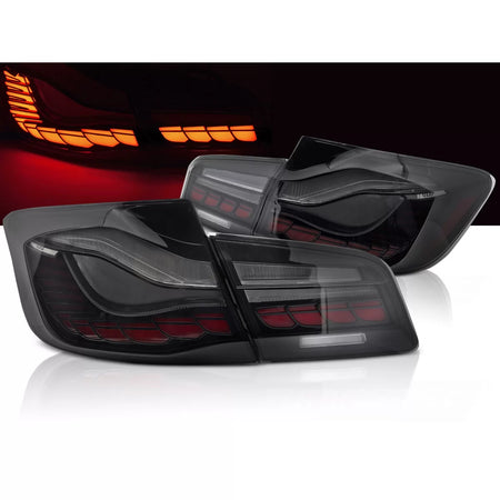 Fanali Posteriori Oled Sequenziali Fumé per BMW F10 10-16