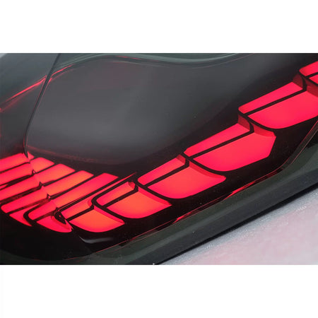 Fanali Posteriori Oled Rossi Fumé con Frecce Dinamiche per BMW Serie 4 F32 F33