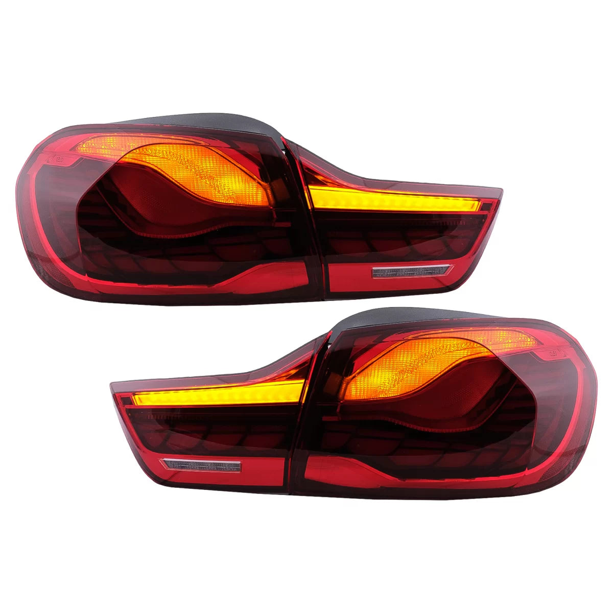 Fanali Posteriori Oled Rossi con Frecce Dinamiche per BMW Serie 4 F32 F33 F36