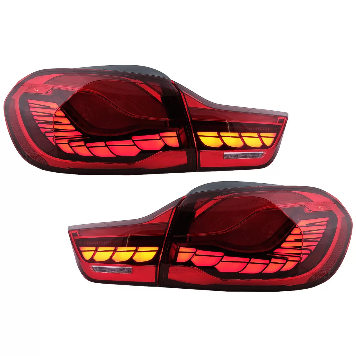 Fanali Posteriori Oled Rossi con Frecce Dinamiche per BMW Serie 4 F32 F33 F36