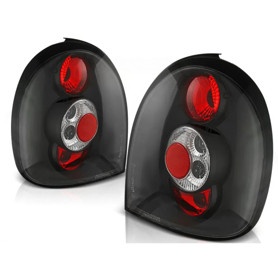 Fanale Posteriore Nero 3D per Opel Corsa B 3 Porte 1993-2000