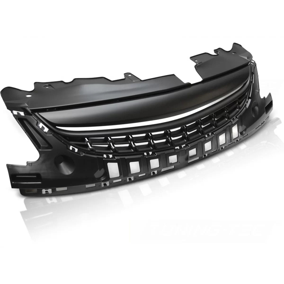 Copertura Specchietto Nero Opaco per Opel Corsa D 11-14