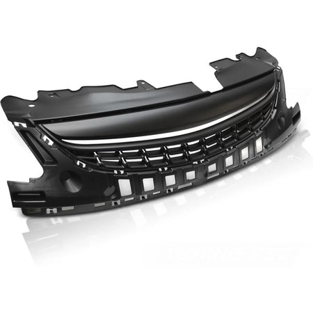 Copertura Specchietto Nero Opaco per Opel Corsa D 11-14