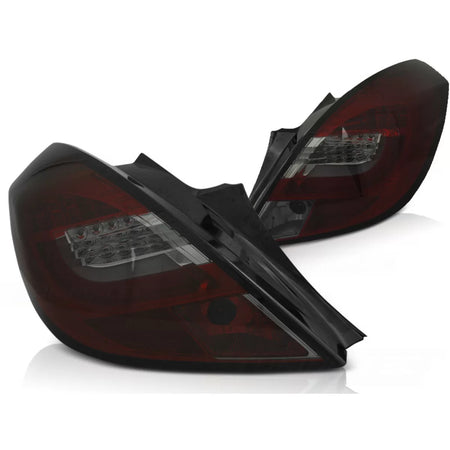 Fanale Posteriore LED Rosso Fumé per Opel Corsa D 3 Porte 04-14
