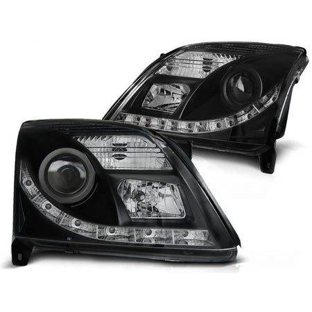Fanale Daylight Nero Anteriore Opel Vectra C 04.02-08.05