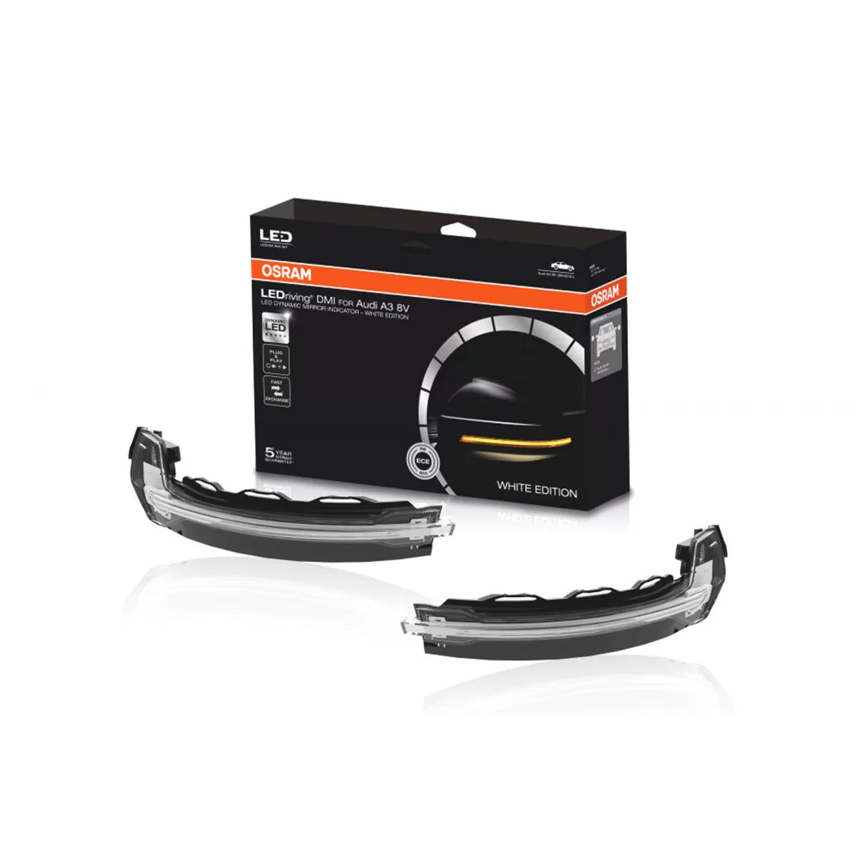 Frecce LED Dinamiche Cromate Anteriori per Audi A3 2013-2018