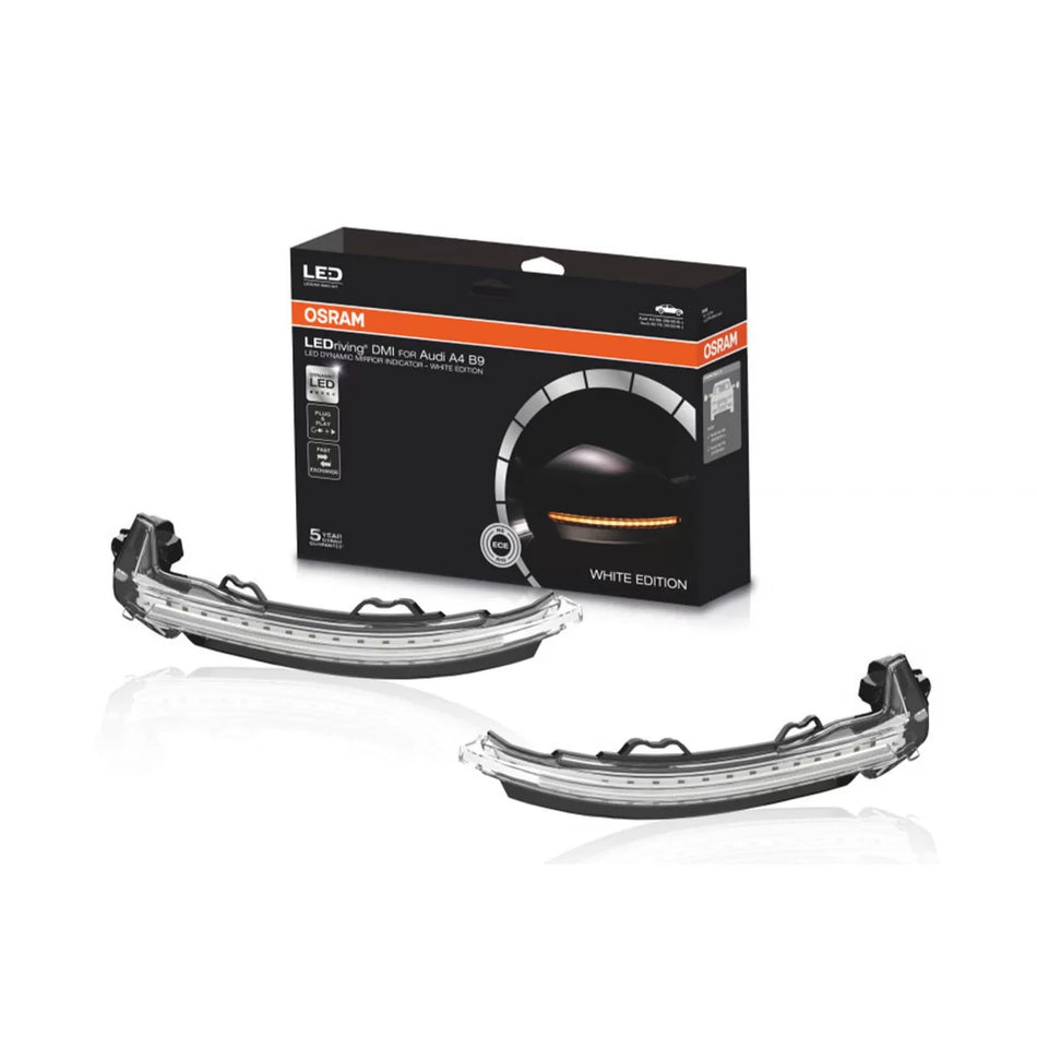 Frecce LED Cromate Dinamiche Anteriori Audi A4 B9 dal 2016