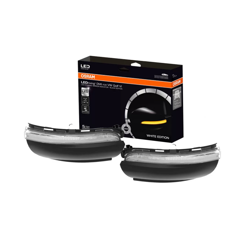 Frecce LED Dinamiche Cromate per Specchietti VW Golf 6 2008-2013 Touran