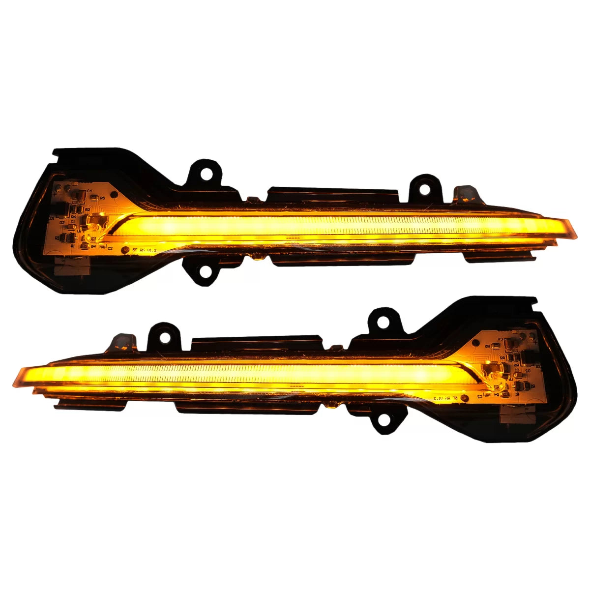 Indicatori LED Dinamici Specchietto Nero per Seat Leon 5F 2012- Ibiza Arona Kj