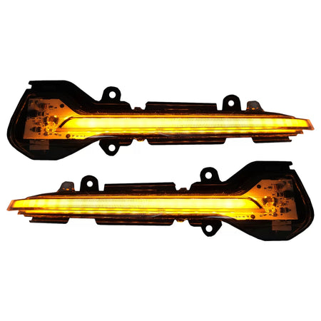 Indicatori LED Dinamici Specchietto Nero per Seat Leon 5F 2012- Ibiza Arona Kj