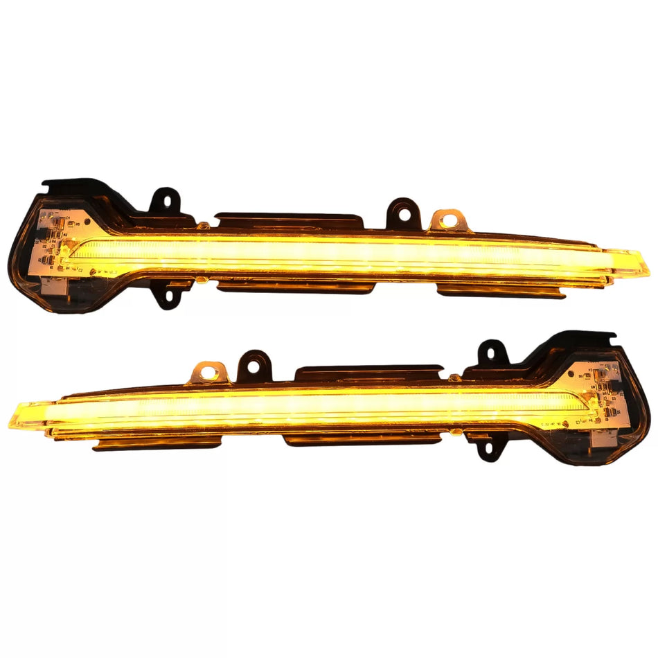 Indicatori Specchietto LED Dinamici Anteriori Bianchi per Seat Leon 5F 2012+