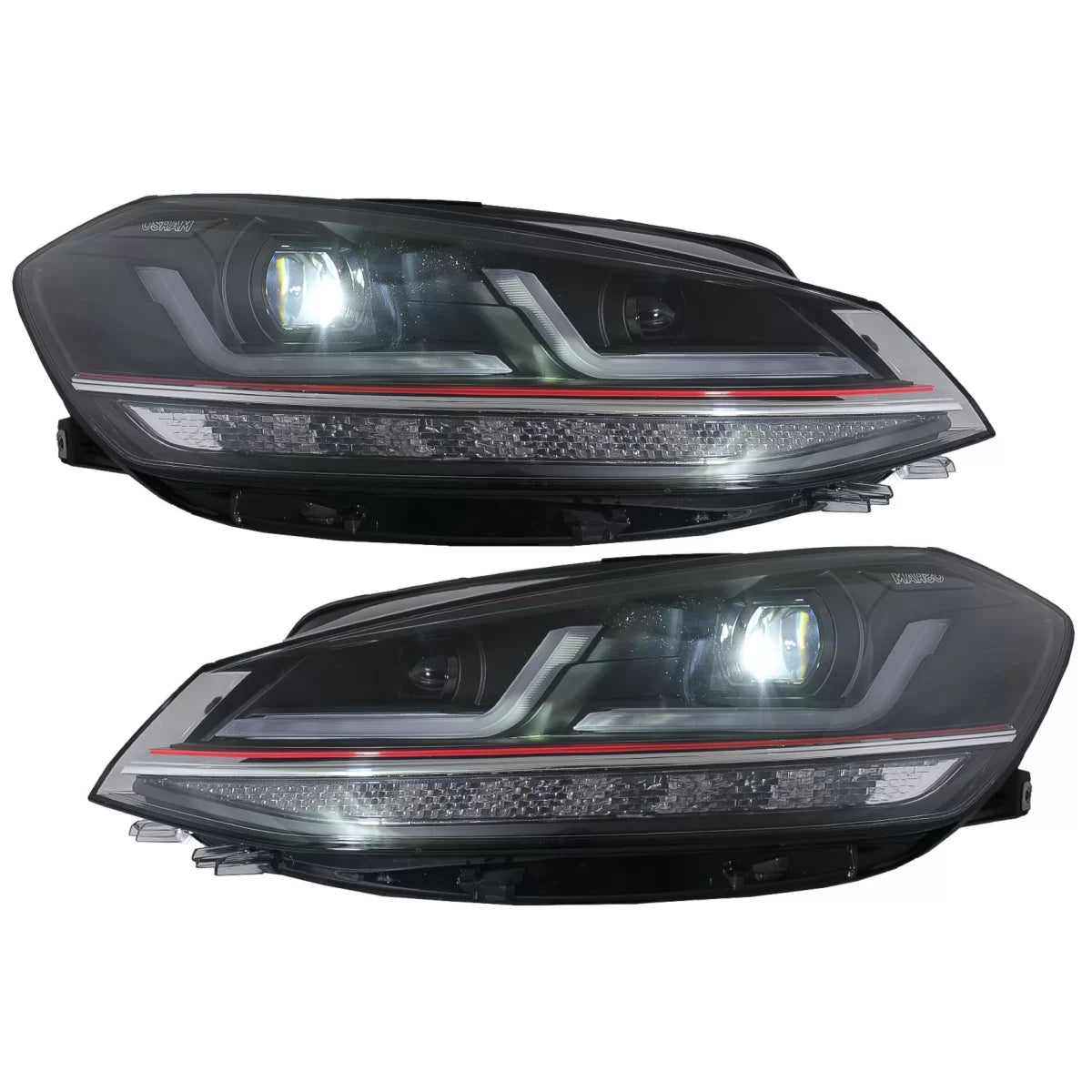 Fari Full LED con Frecce Dinamiche per Volkswagen Golf 7.5 Facelift 2017-2020