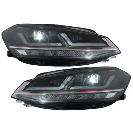Fari Full LED con Frecce Dinamiche per Volkswagen Golf 7.5 Facelift 2017-2020