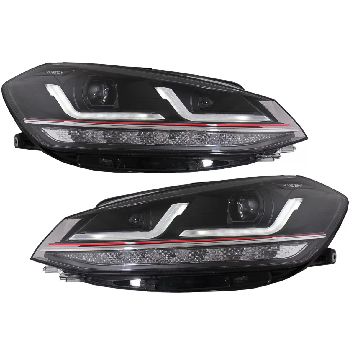 Fari Full LED con Frecce Dinamiche per Volkswagen Golf 7.5 Facelift 2017-2020