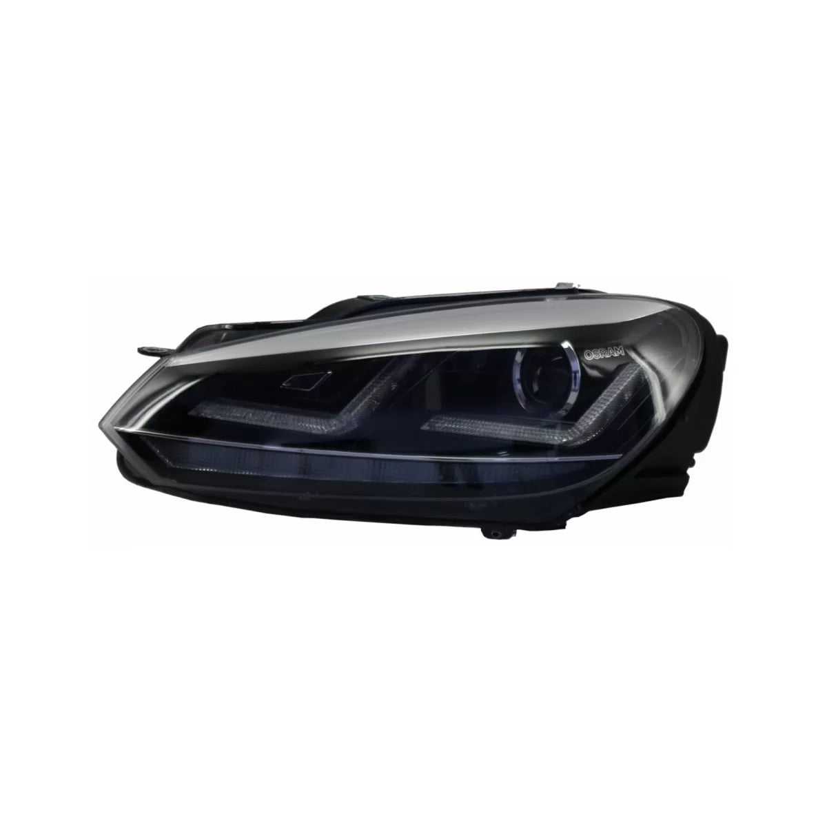 Fari Anteriori Xenon LED Dinamici Cromati per Volkswagen Golf 6 2008-2012