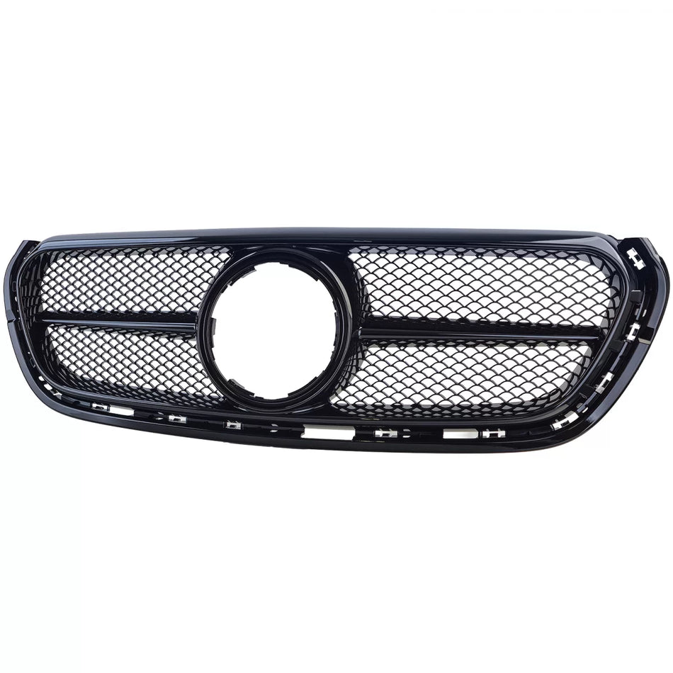 Griglia Radiatore Lucida Nera per Mercedes Classe X W470 2017-2020