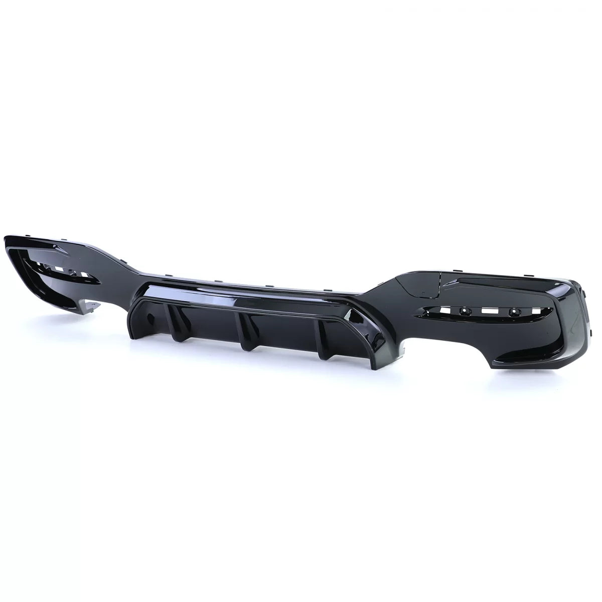 Diffusore Posteriore Duplex 4 Scarichi per BMW Serie 1 F20 M135 M140 15-19