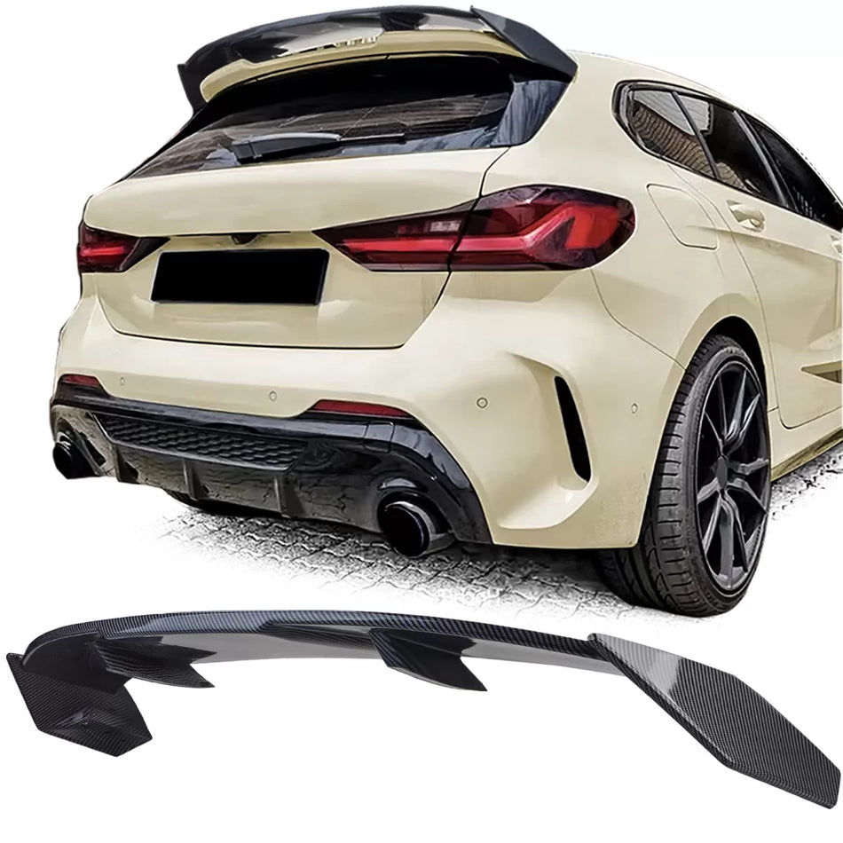Spoiler Posteriore Effetto Carbonio per BMW Serie 1 F40 dal 2019