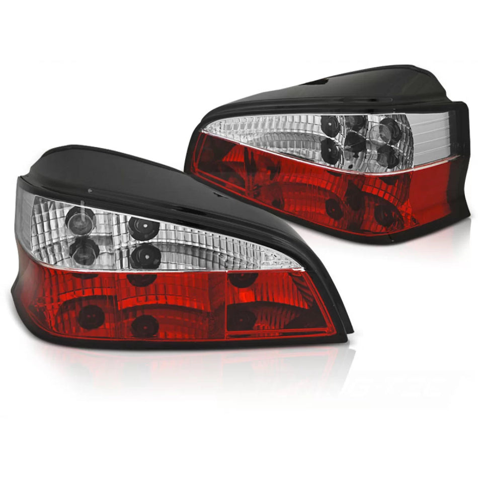 Fanale Posteriore Rosso Bianco per Peugeot 106 96-03