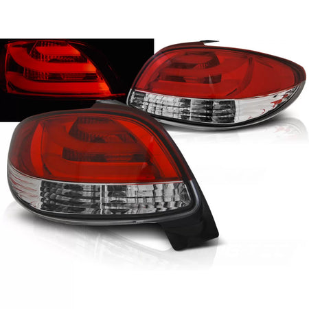 Barra LED Rossa Bianca Anteriore Peugeot 206 dal 10.98