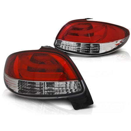 Barra LED Rossa Bianca Anteriore Peugeot 206 dal 10.98