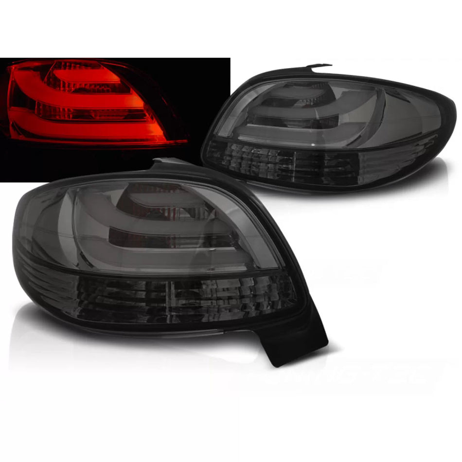 Barra LED Fumé Anteriore per Peugeot 206 dal 10.98