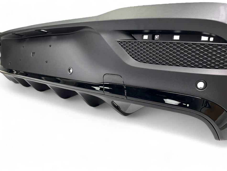 Diffusore Posteriore con Terminali Scarico Neri per Mercedes GLE C167 2019-2023