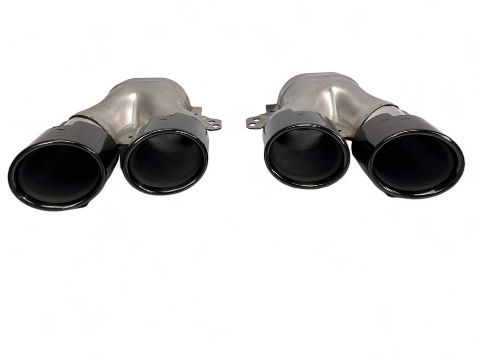 1X Set Terminali di Scarico 4301 Universali per Auto