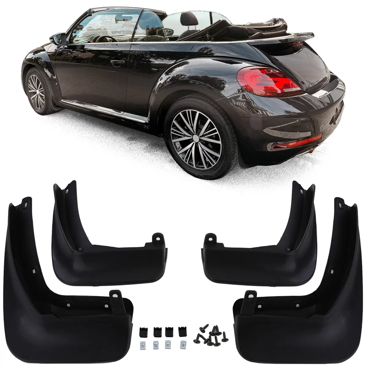 Paraspruzzi Anteriori e Posteriori per Volkswagen Beetle 5C 2011-2019