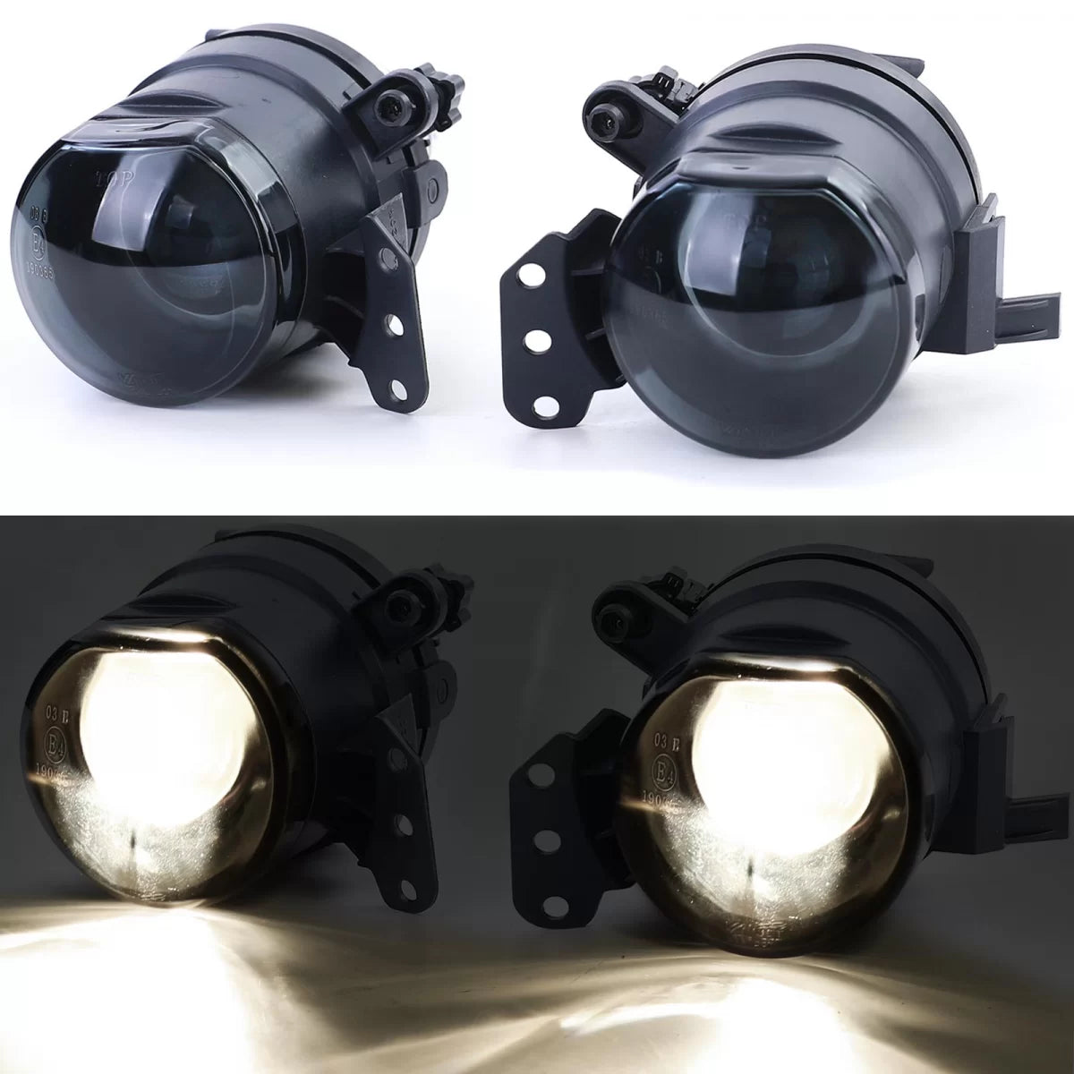 Fendinebbia Anteriore con Lente Fumè per BMW E46 Coupe Cabrio 03-06