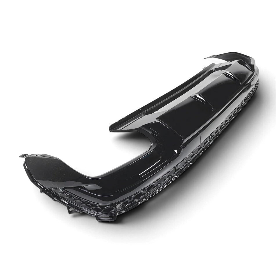 Diffusore Posteriore con Terminali di Scarico 2X2 Nero per Audi Q7 4M 2024-2026