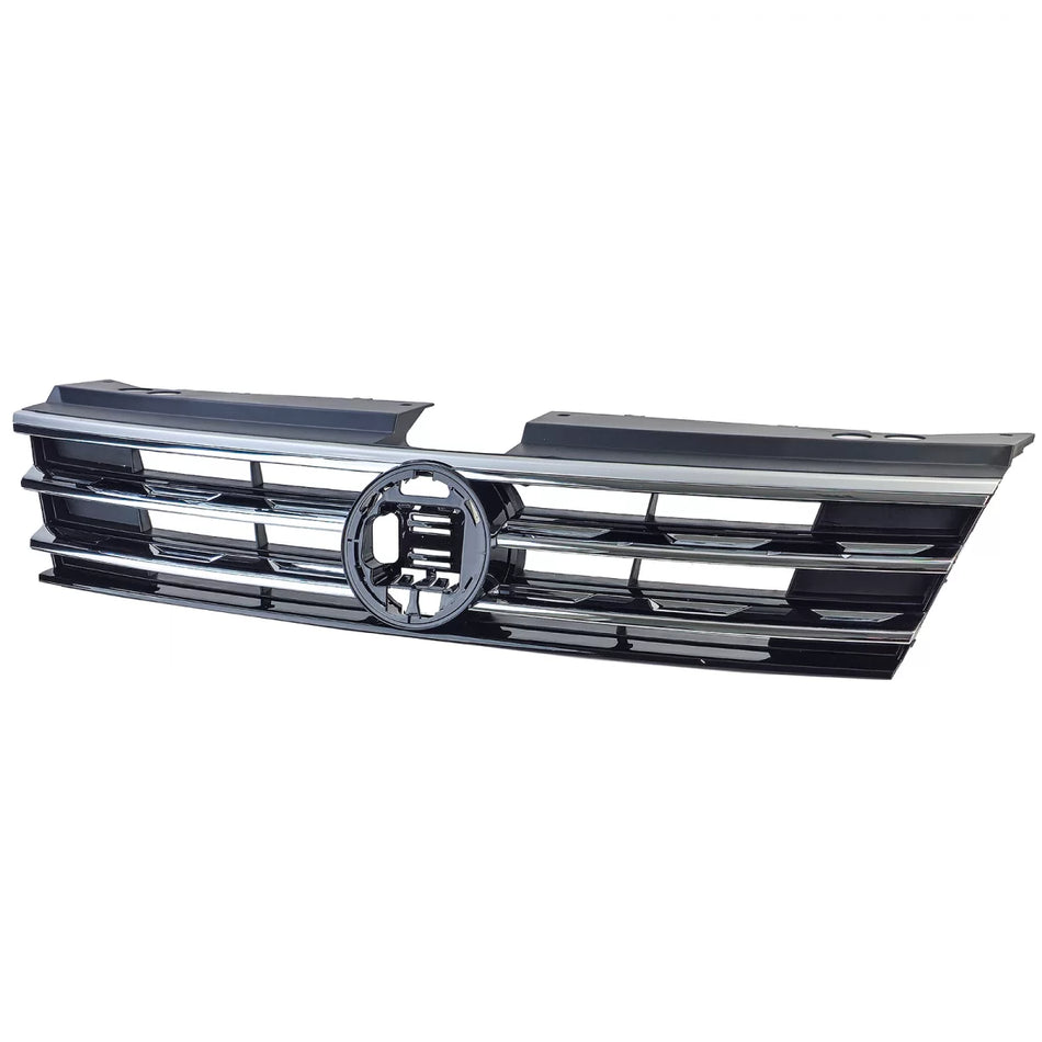 Griglia Radiatore Nera con Strisce Cromate per Volkswagen Tiguan Ii 2016-2020
