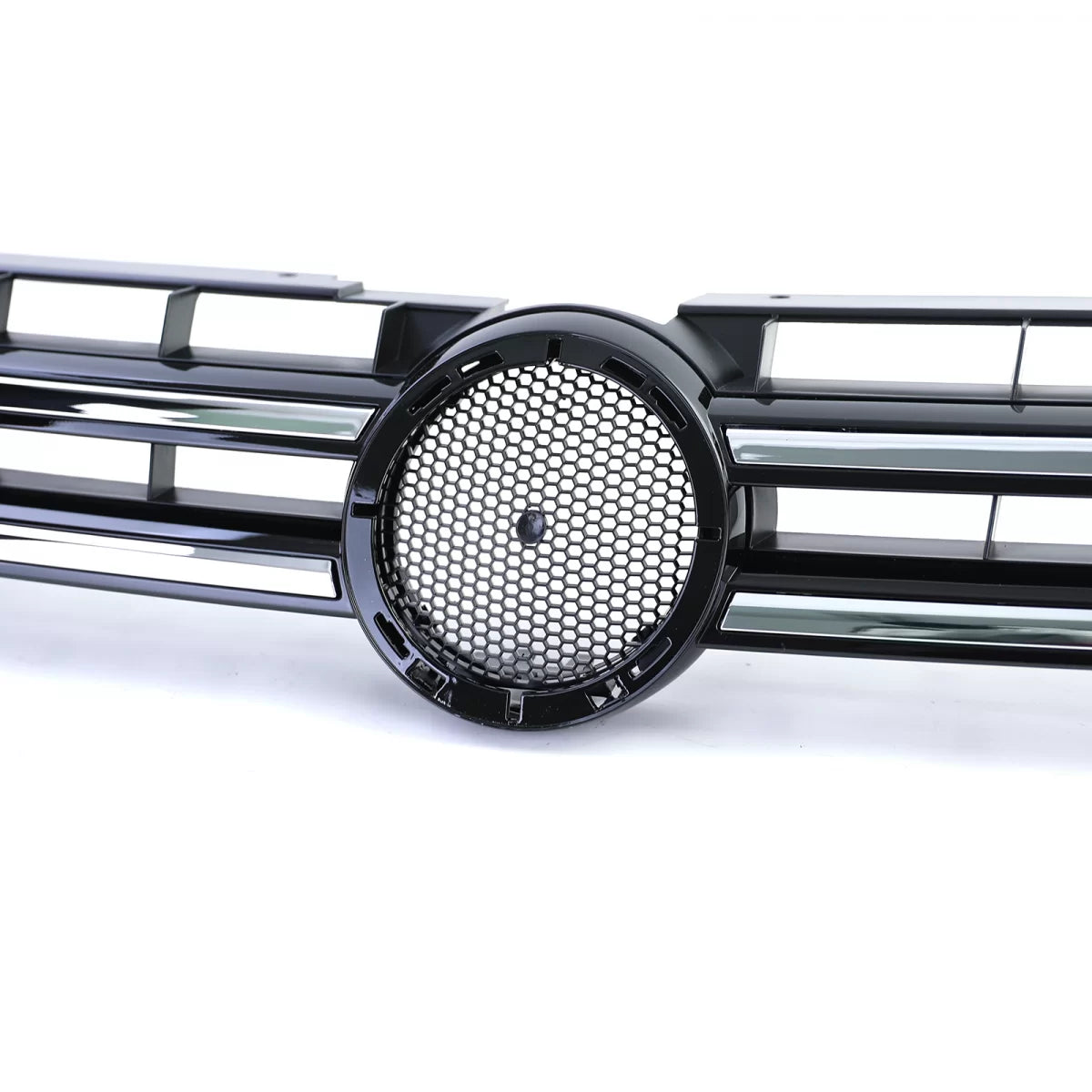 Griglia Anteriore Nero Cromato per Volkswagen Touareg 2 7P Pre-facelift 10-14